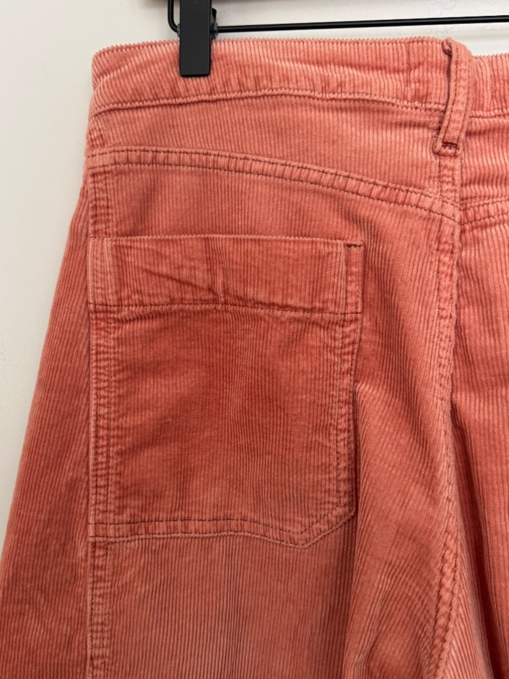 Pilcro The Kenna Mid Rise‎ Heritage Barrel Jeans Corduroy Peach Pants Size 30 - Picture 9 of 13